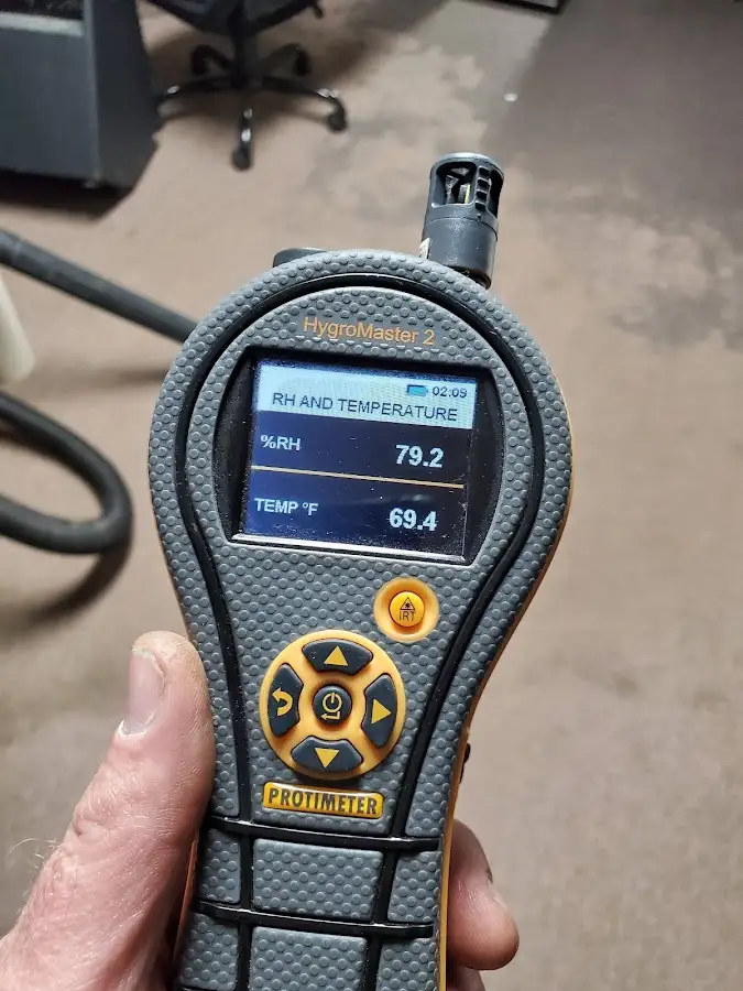 Moisture meter humidity assessment for Fire & Smoke Damage Restoration in Spanish Fort